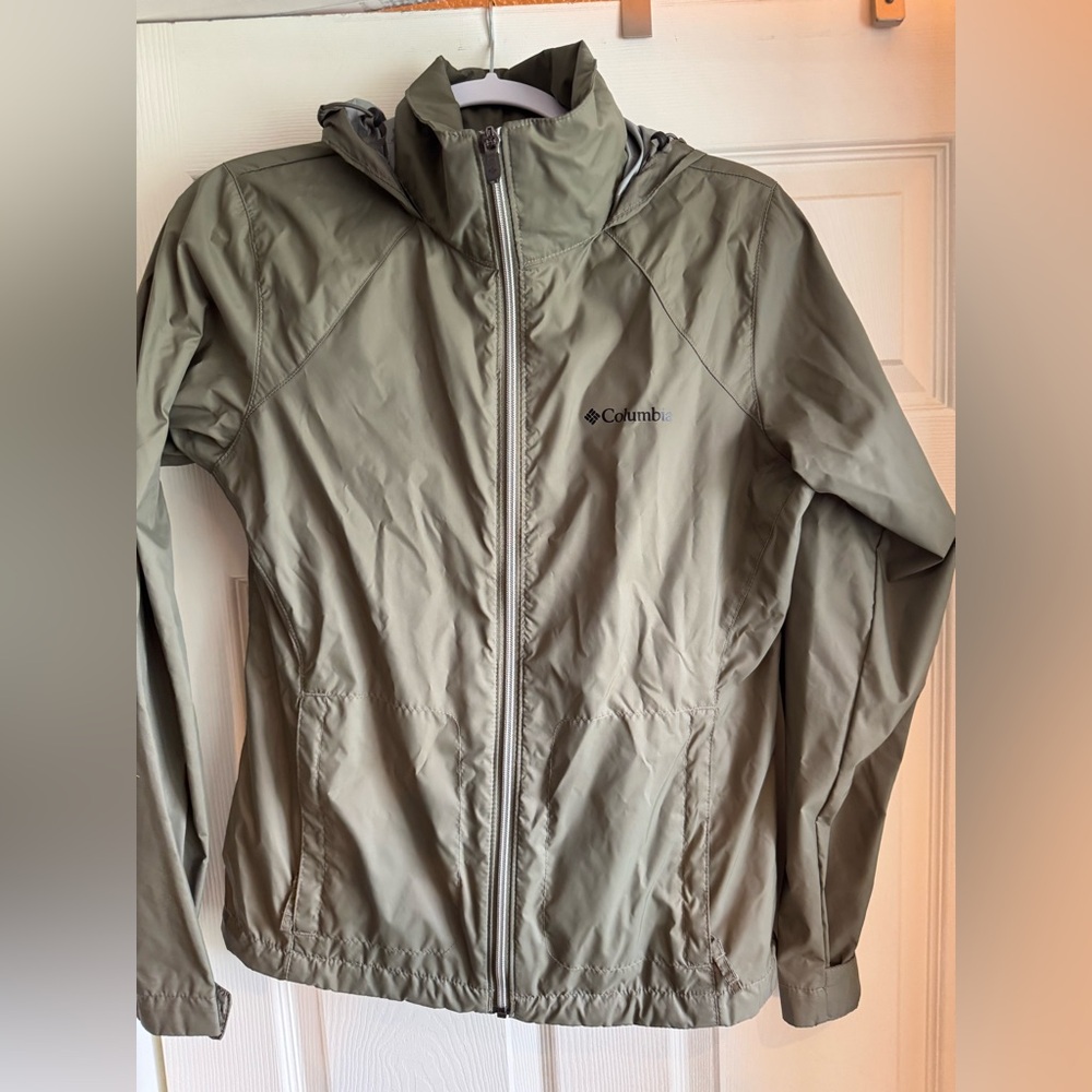 Columbia Olive Green Hooded Jacket